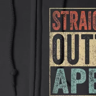 Retro Apex Clothing Straight Outta Apex Full Zip Hoodie