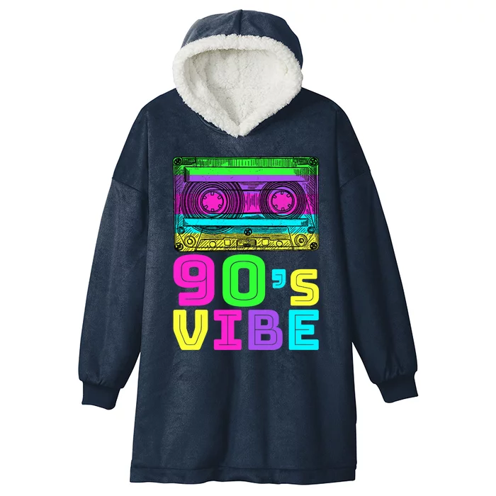 Retro Aesthetic Costume Party 90s Vibe Hooded Wearable Blanket