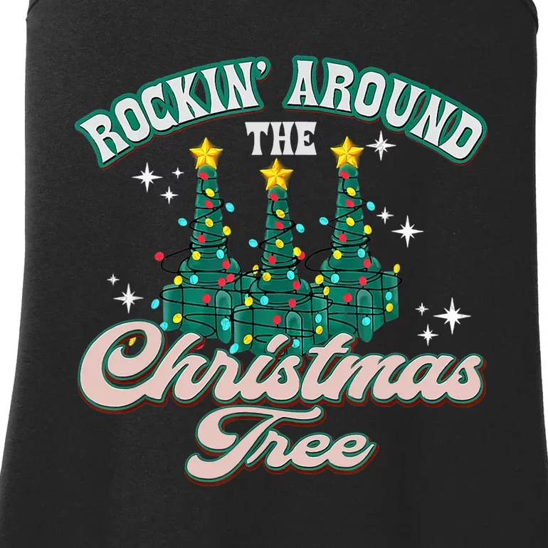 Rocking Around Christmas Tree Xmas Respiratory Therapist Ladies Essential Tank