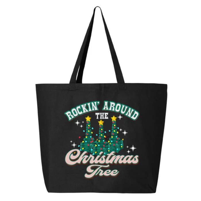 Rocking Around Christmas Tree Xmas Respiratory Therapist 25L Jumbo Tote