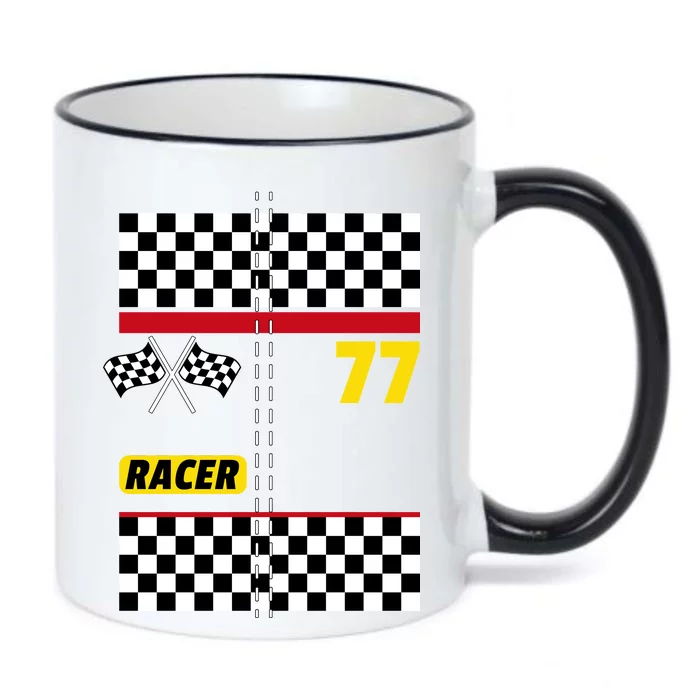 Race Car Driver Costume For Halloween Black Color Changing Mug