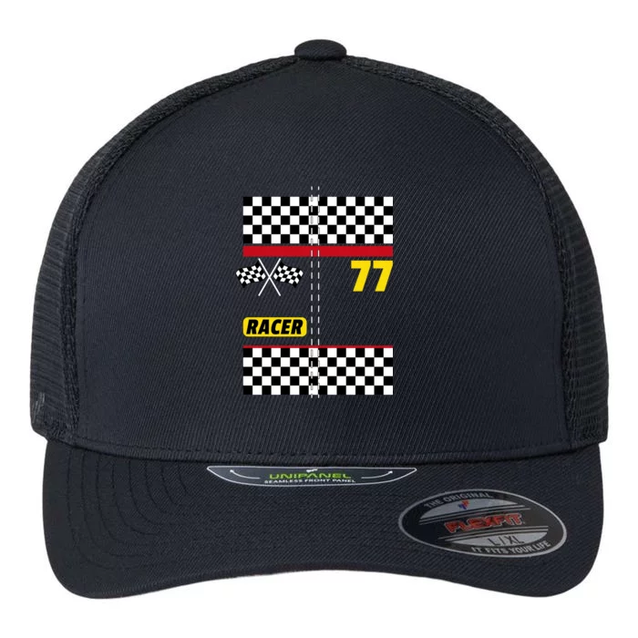 Race Car Driver Costume For Halloween Flexfit Unipanel Trucker Cap