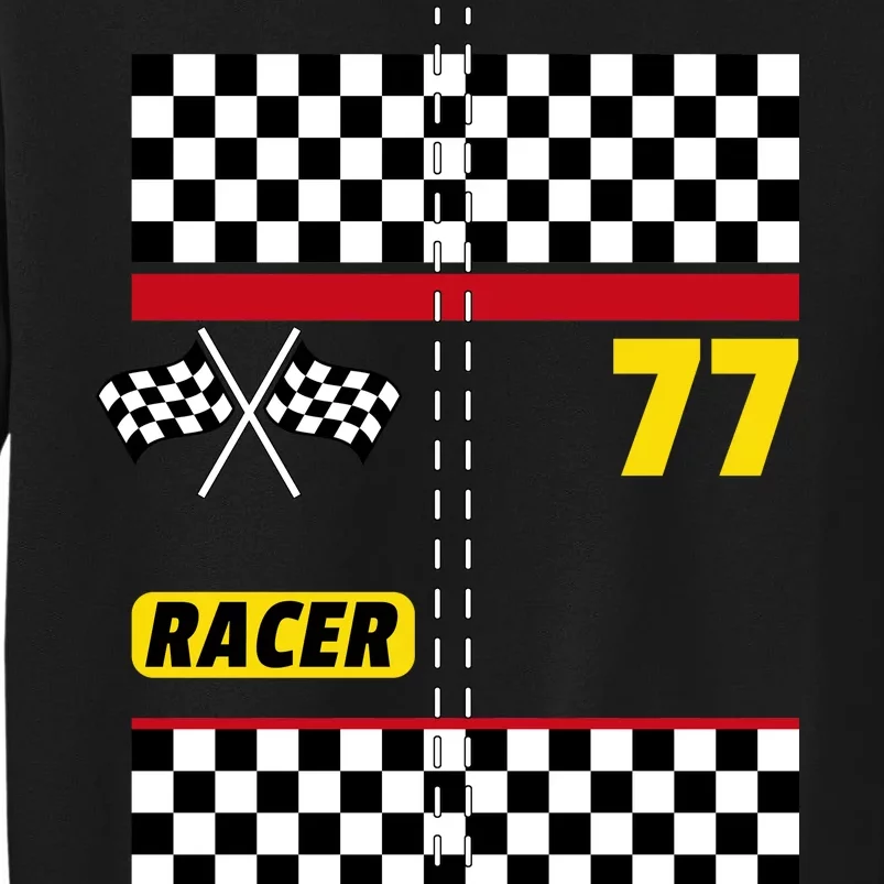 Race Car Driver Costume For Halloween Tall Sweatshirt