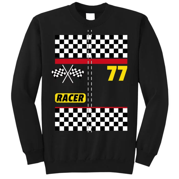 Race Car Driver Costume For Halloween Tall Sweatshirt