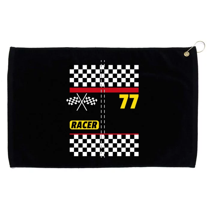 Race Car Driver Costume For Halloween Grommeted Golf Towel