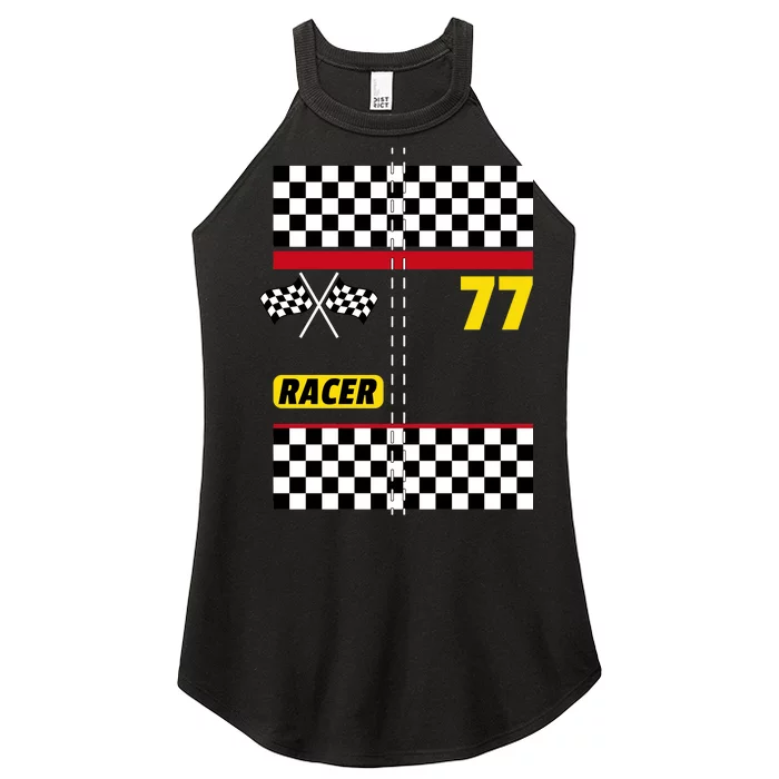 Race Car Driver Costume For Halloween Women’s Perfect Tri Rocker Tank