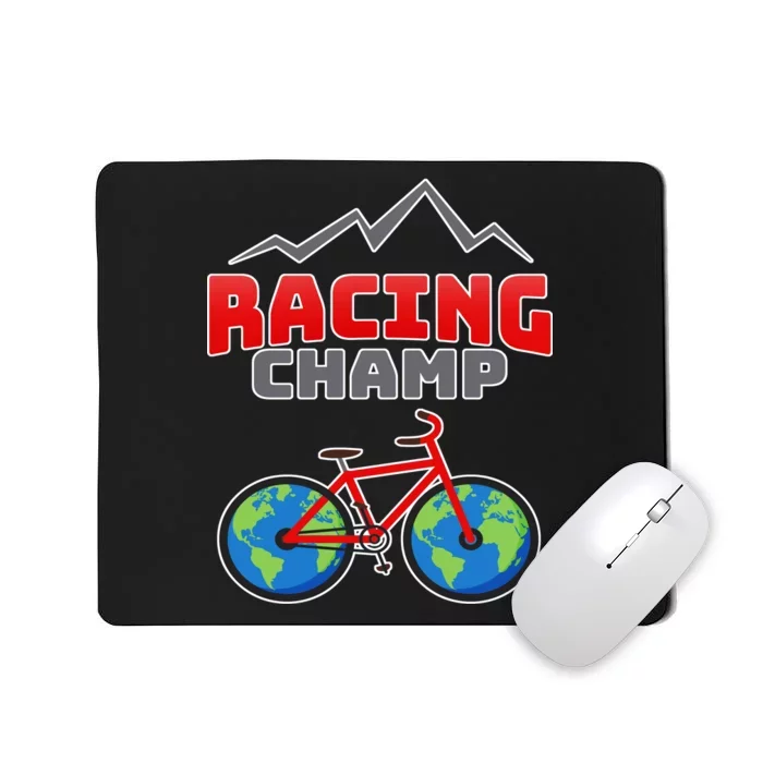 Racing Champ Bicycle Bikers Mousepad