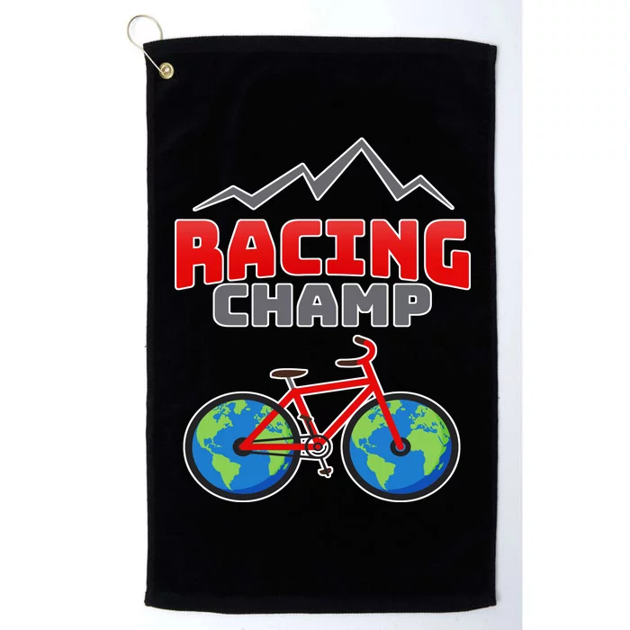 Racing Champ Bicycle Bikers Platinum Collection Golf Towel