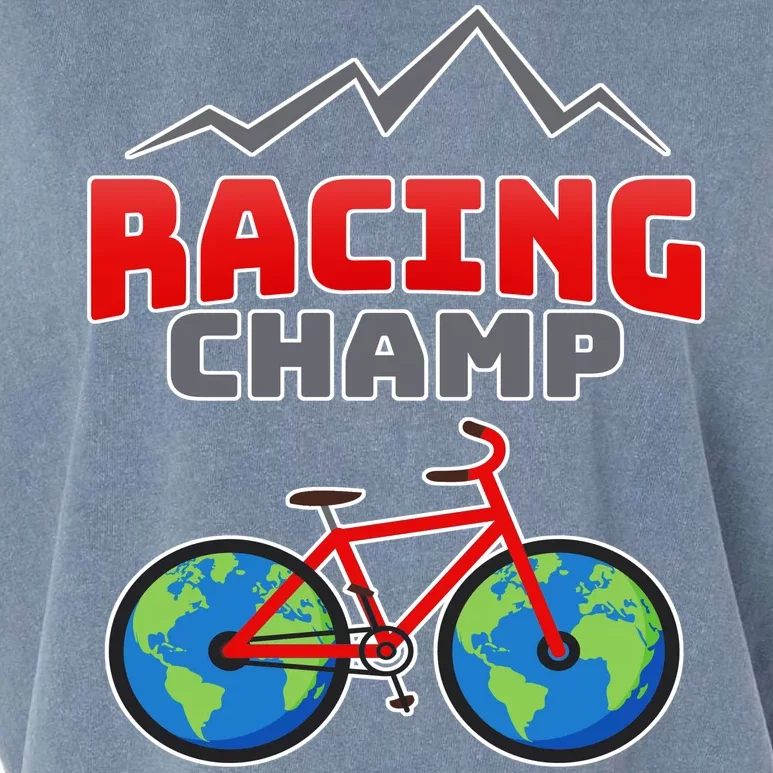 Racing Champ Bicycle Bikers Garment-Dyed Women's Muscle Tee