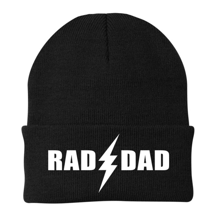 Rad Dad Lightning Logo Knit Cap Winter Beanie