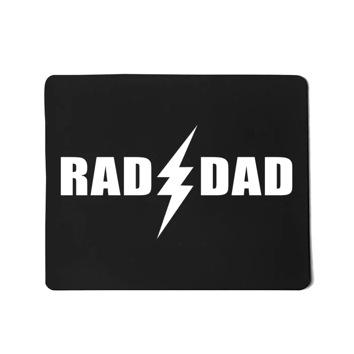 Rad Dad Lightning Logo Mousepad