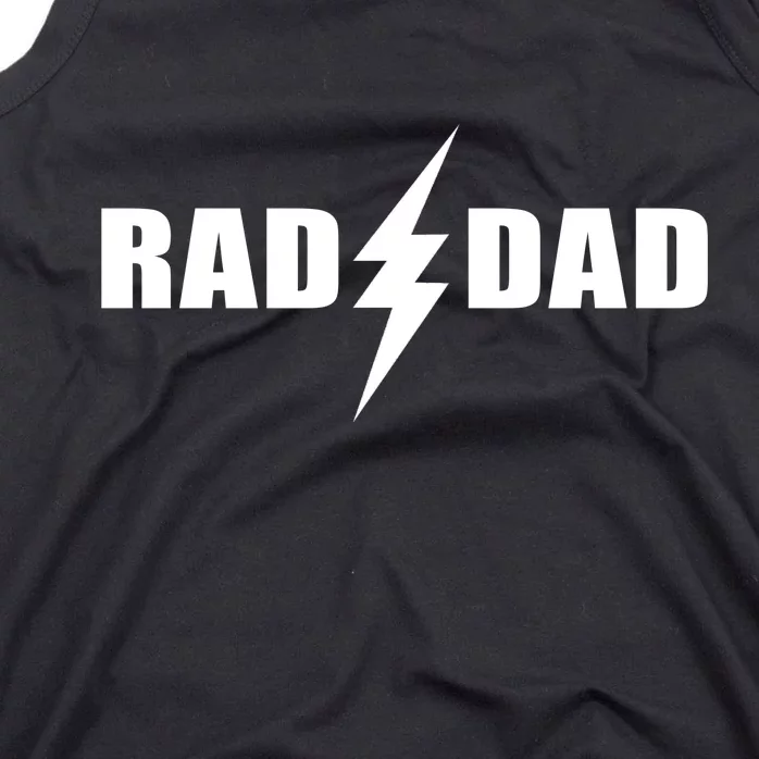 Rad Dad Lightning Logo Tank Top