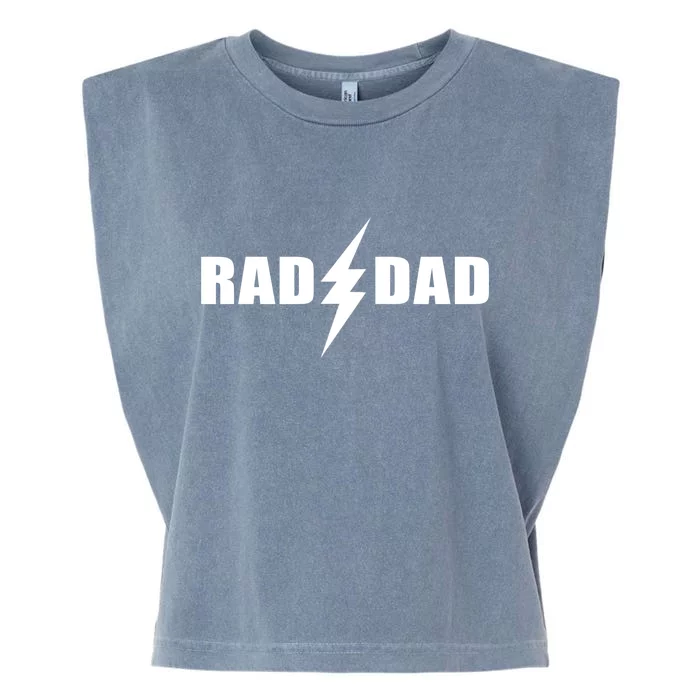 Rad Dad Lightning Logo Garment-Dyed Women's Muscle Tee