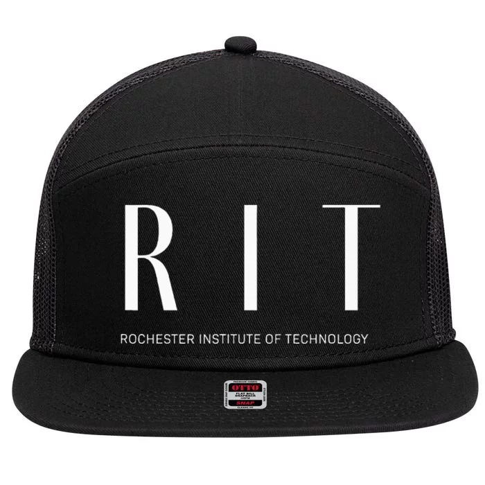 Rit Art Deco 7 Panel Mesh Trucker Snapback Hat