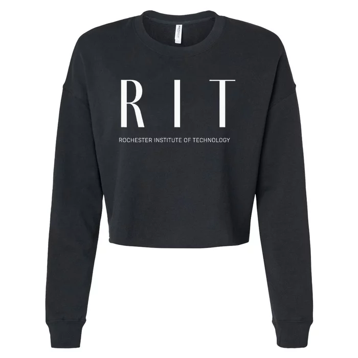 Rit Art Deco Cropped Pullover Crew