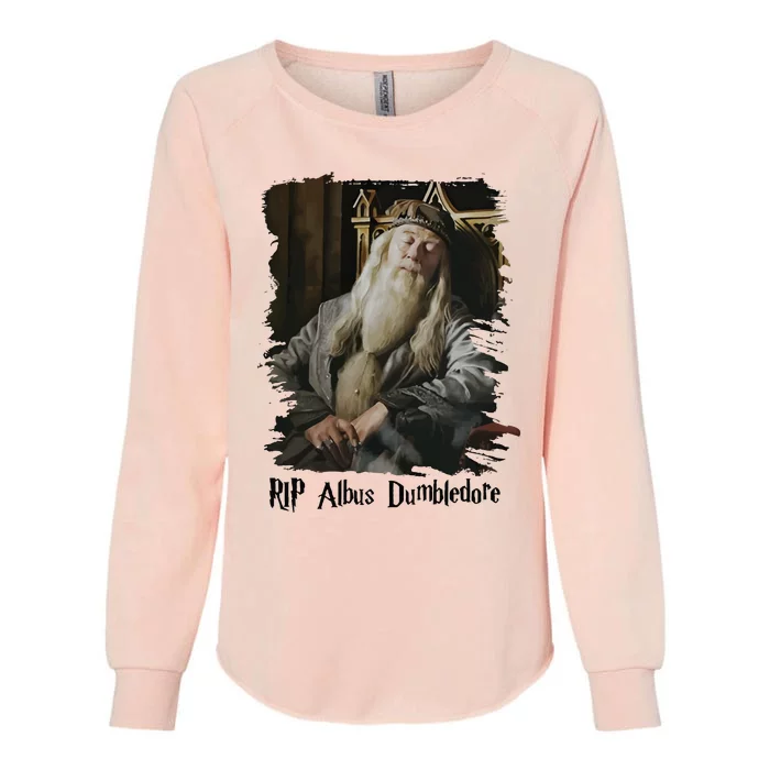 Rip Albus Dumbledore Dumbledore Womens California Wash Sweatshirt