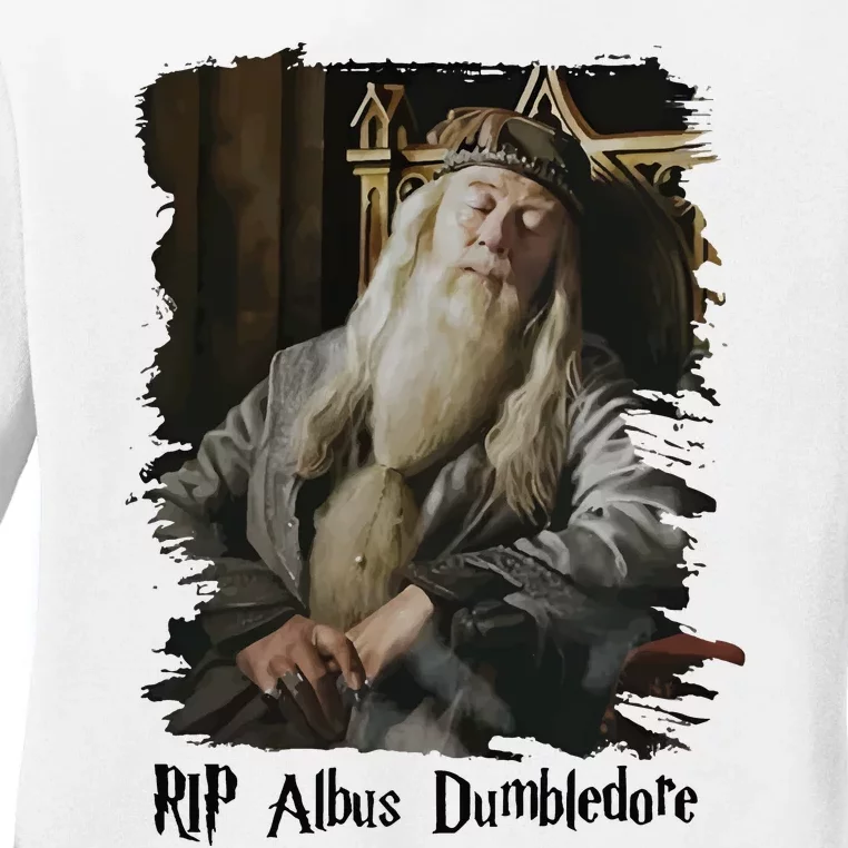 Rip Albus Dumbledore Dumbledore Ladies Long Sleeve Shirt