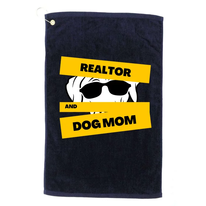 Realtor And Dog Mom Gift Ideas Platinum Collection Golf Towel