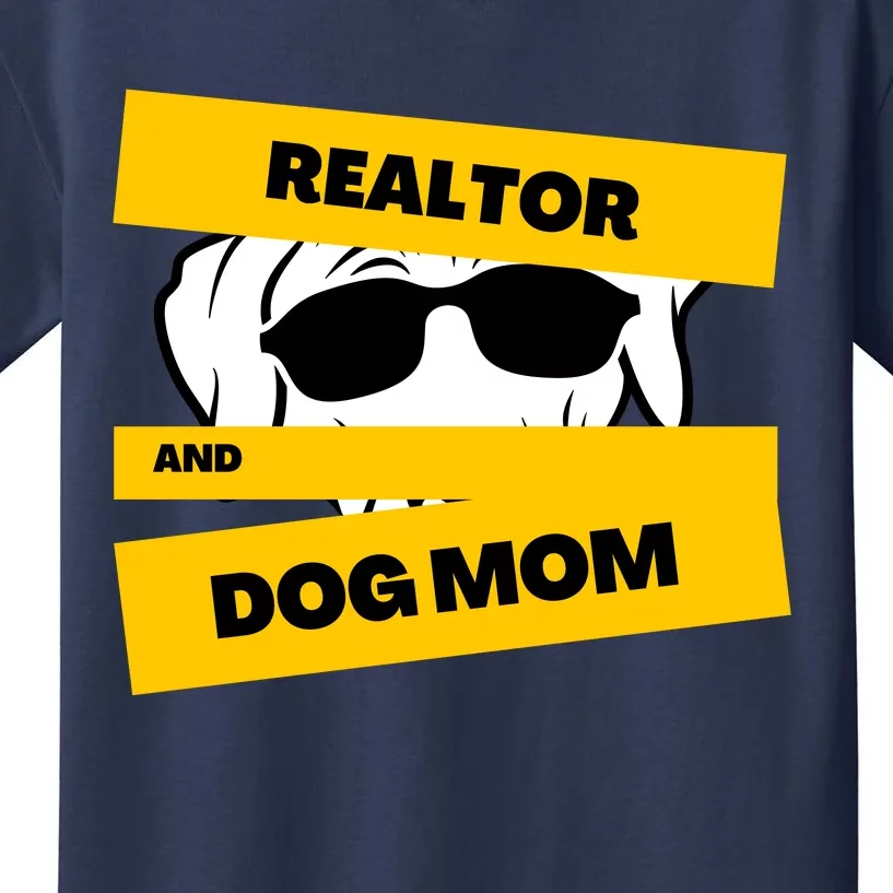 Realtor And Dog Mom Gift Ideas Kids T-Shirt