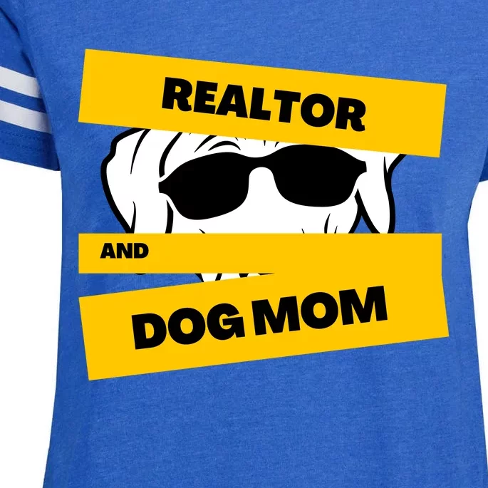 Realtor And Dog Mom Gift Ideas Enza Ladies Jersey Football T-Shirt