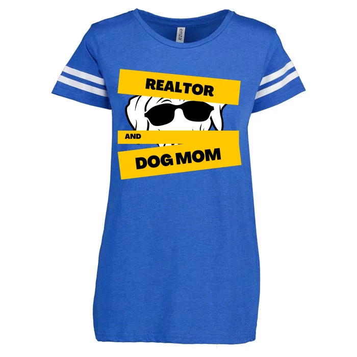 Realtor And Dog Mom Gift Ideas Enza Ladies Jersey Football T-Shirt