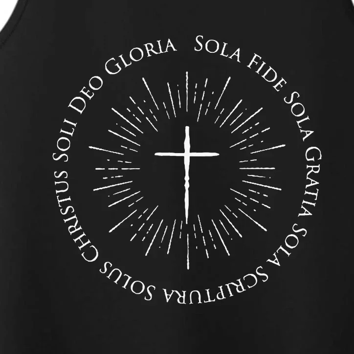 Reformation Anniversary Design With 5 Solas Cross Performance Tank