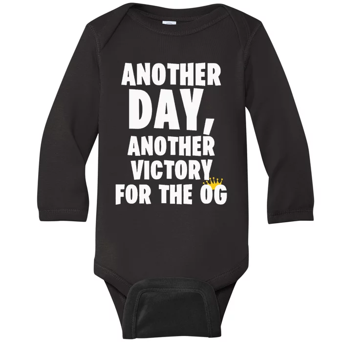 Retro Another Day Another Victory For The Og Baby Long Sleeve Bodysuit