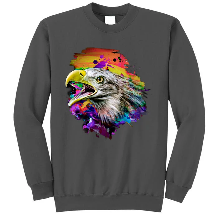 Realistic Abstract Eagle Tall Sweatshirt