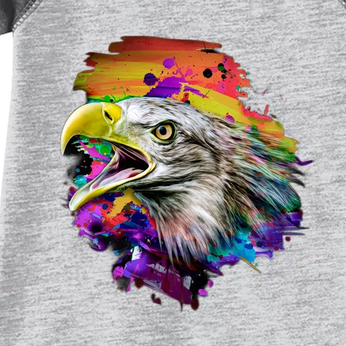 Realistic Abstract Eagle Infant Baby Jersey Bodysuit