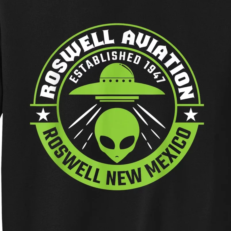 Roswell Aviation Established 1947 Roswell Alien Sweatshirt