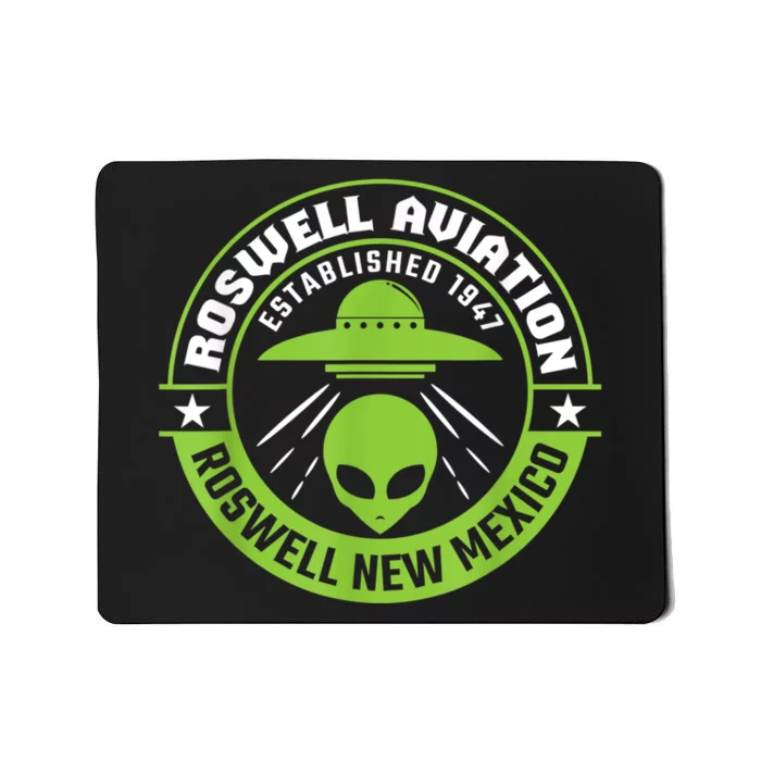 Roswell Aviation Established 1947 Roswell Alien Mousepad