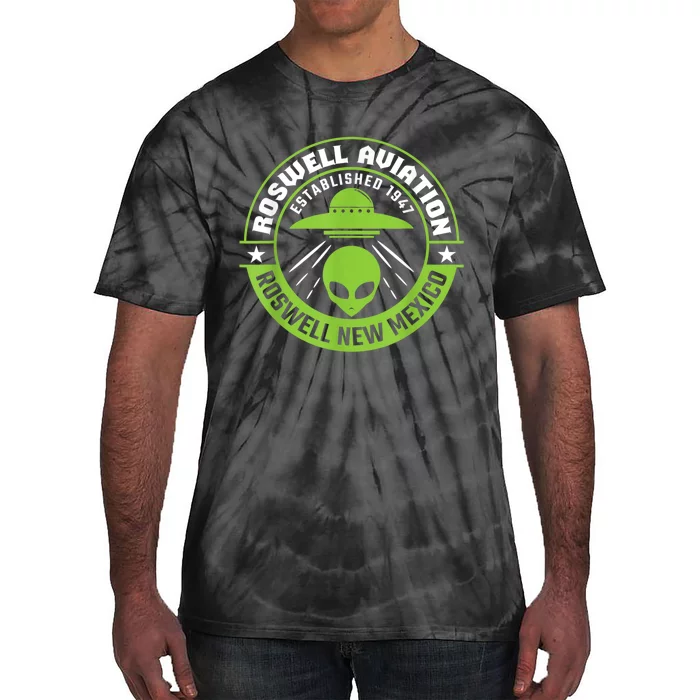 Roswell Aviation Established 1947 Roswell Alien Tie-Dye T-Shirt