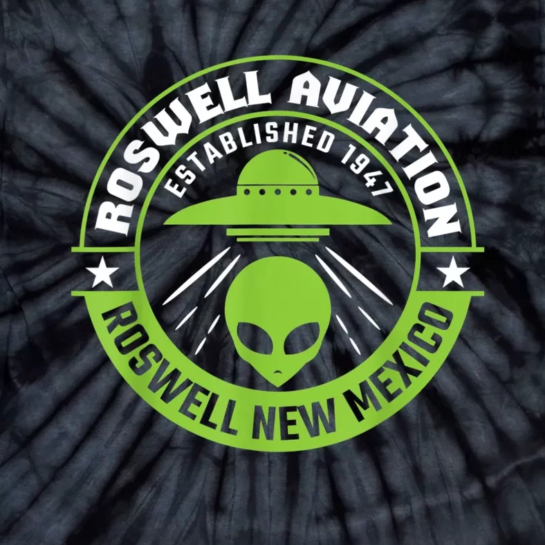 Roswell Aviation Established 1947 Roswell Alien Tie-Dye T-Shirt