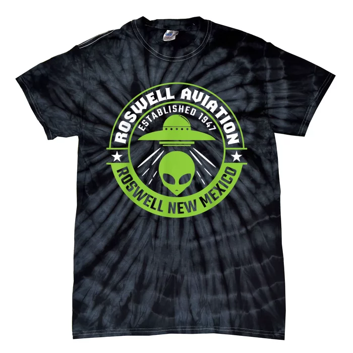 Roswell Aviation Established 1947 Roswell Alien Tie-Dye T-Shirt