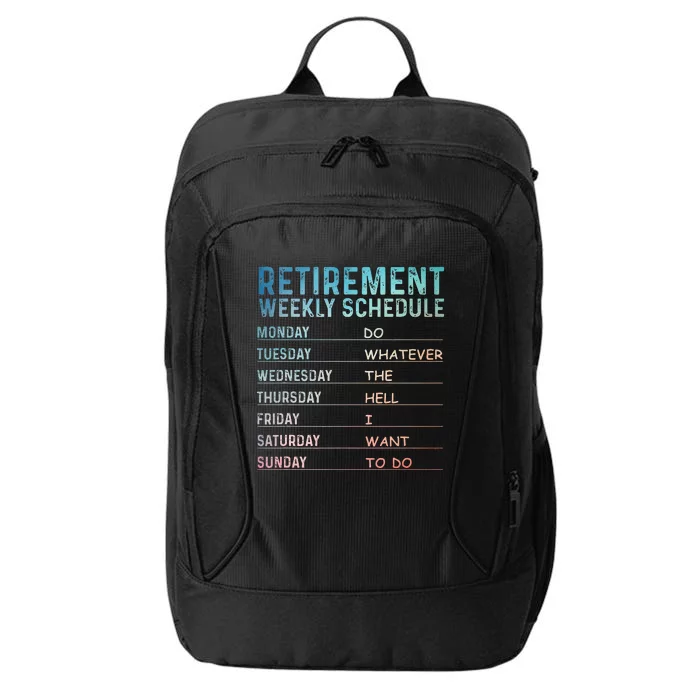 Retired Art For Women Retirement Retiree City Backpack