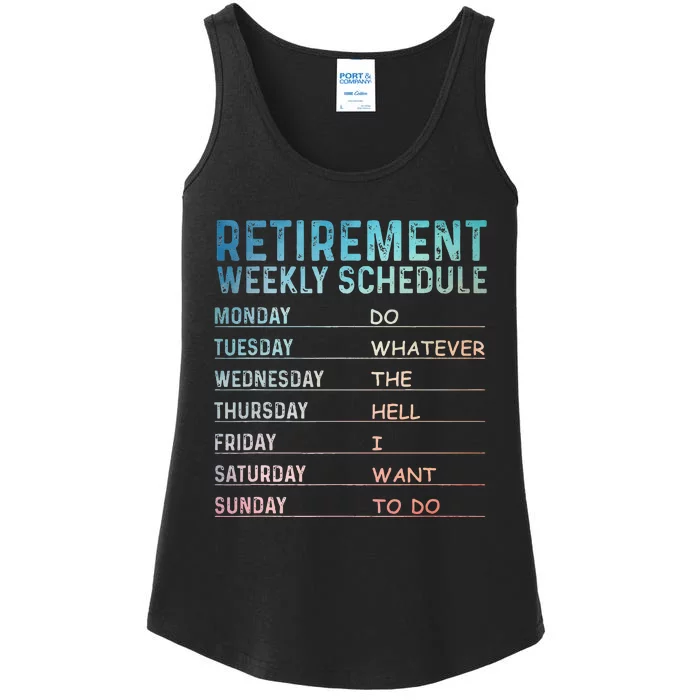 Retired Art For Women Retirement Retiree Ladies Essential Tank