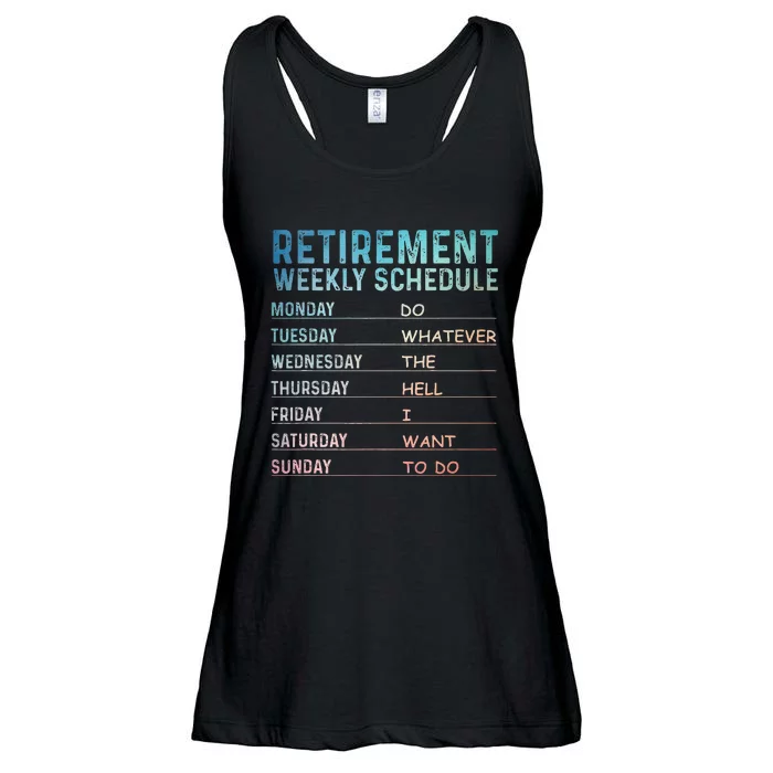 Retired Art For Women Retirement Retiree Ladies Essential Flowy Tank