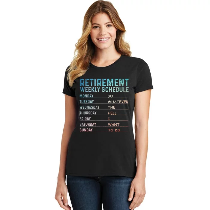 Retired Art For Women Retirement Retiree Women's T-Shirt