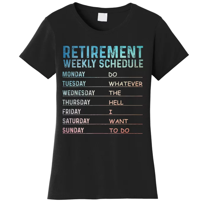 Retired Art For Women Retirement Retiree Women's T-Shirt