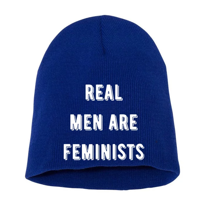 Real Are Feminists Pro Choice Social Justice Feminism Gift Short Acrylic Beanie