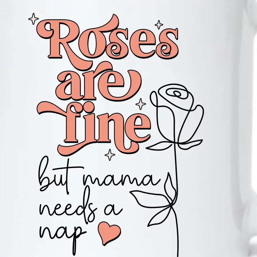 Roses Are Fine Funny Mom Valentine's Day Black Color Changing Mug