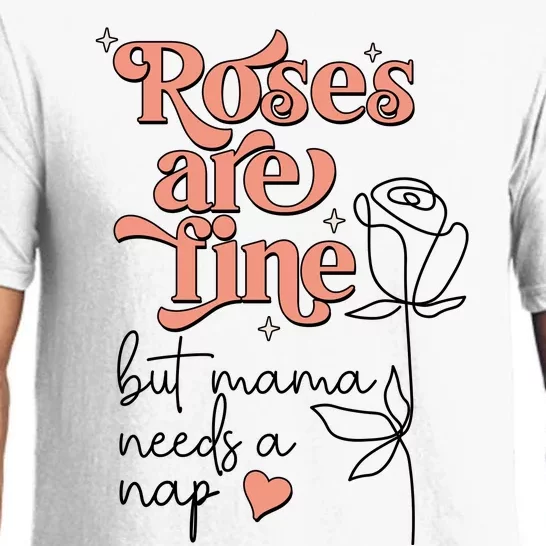 Roses Are Fine Funny Mom Valentine's Day Pajama Set