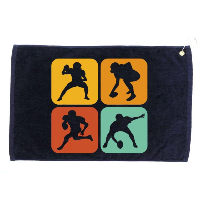 Retro American Football I Aesthetic I Football Grommeted Golf Towel