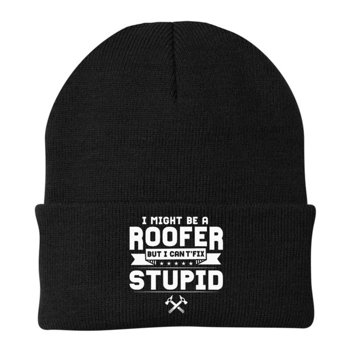 Roofer Apparel Funny Best Roofers Design Knit Cap Winter Beanie