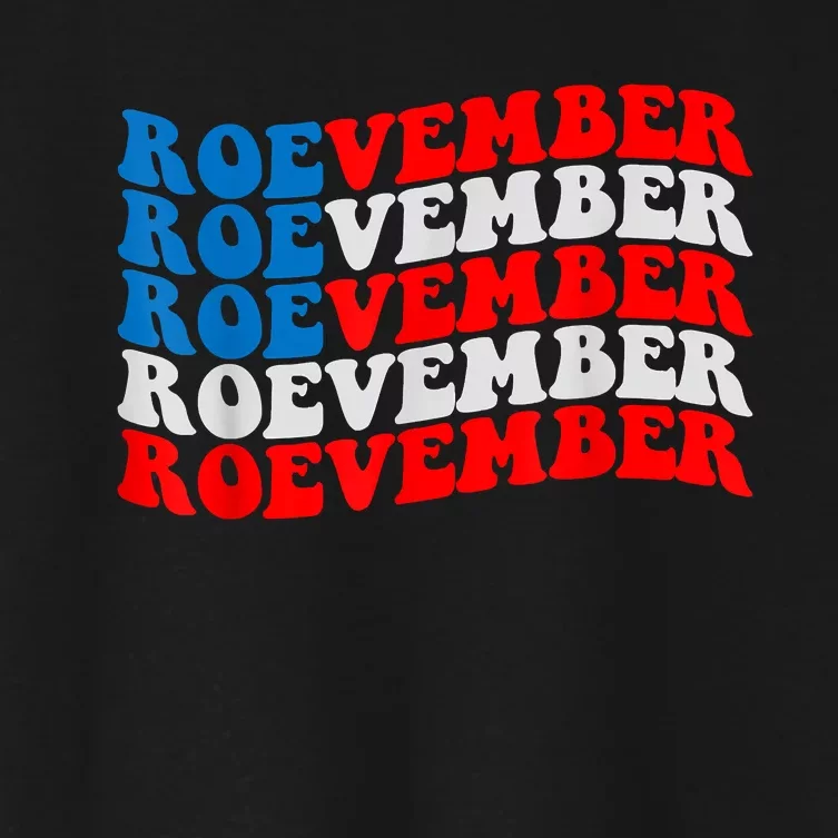 ROEVEMBER American Flag Shirt. Remember November 8, 2022 Women's Crop Top Tee