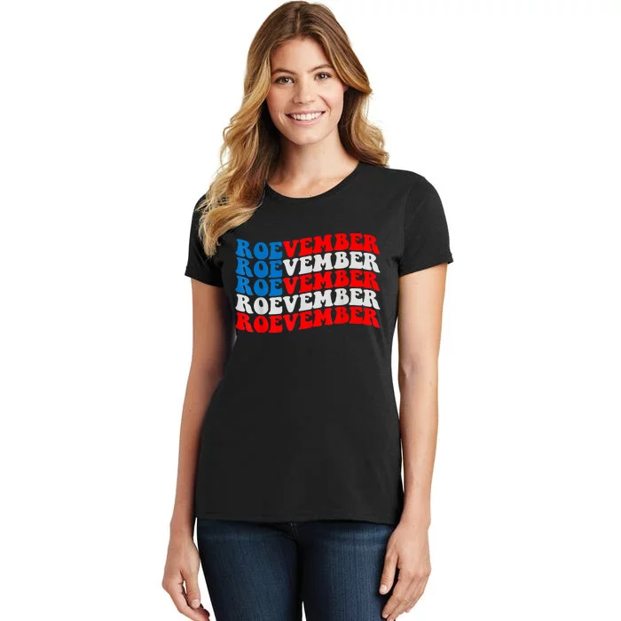 ROEVEMBER American Flag Shirt. Remember November 8, 2022 Women's T-Shirt