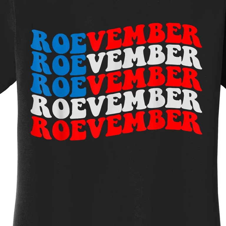 ROEVEMBER American Flag Shirt. Remember November 8, 2022 Women's T-Shirt