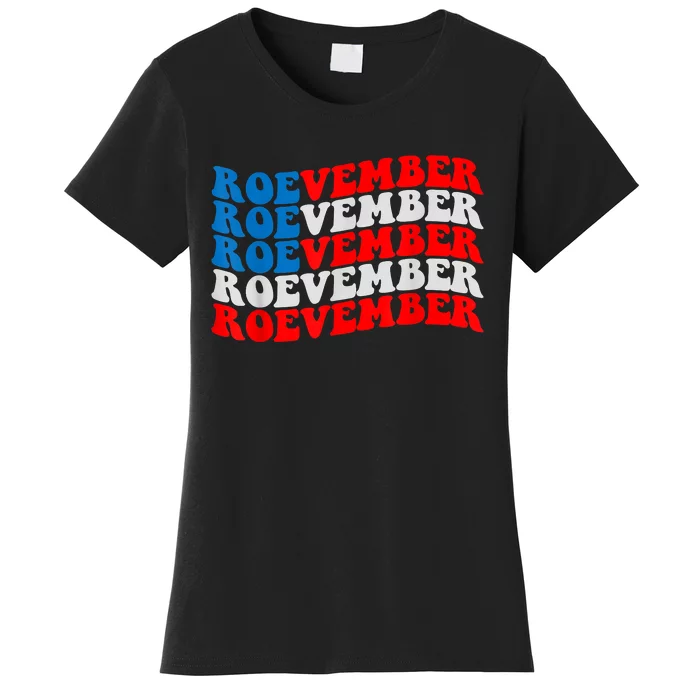 ROEVEMBER American Flag Shirt. Remember November 8, 2022 Women's T-Shirt