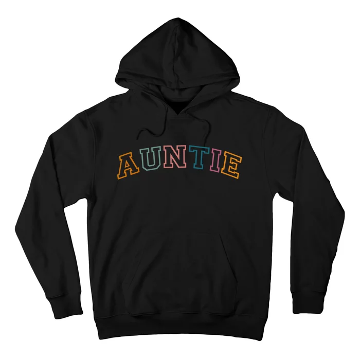 Retro Auntie For Sister, New Aunt Pregnancy Announcement Hoodie