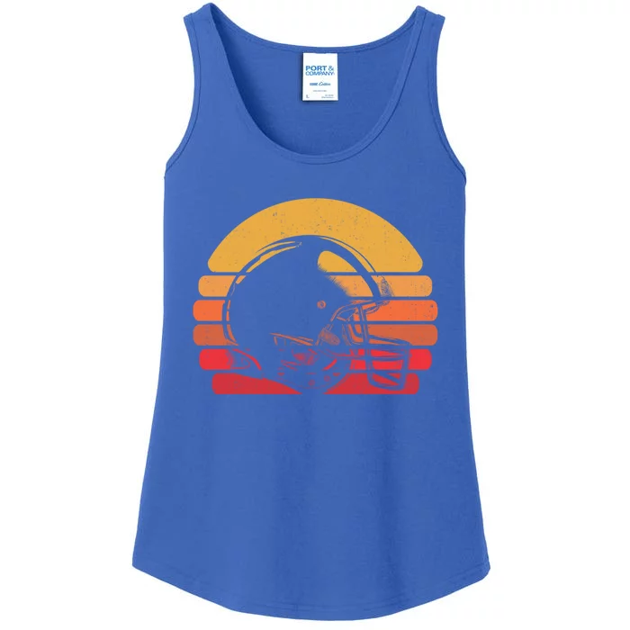 Retro American Football Team Gift Vintage Football Player Gift Ladies Essential Tank